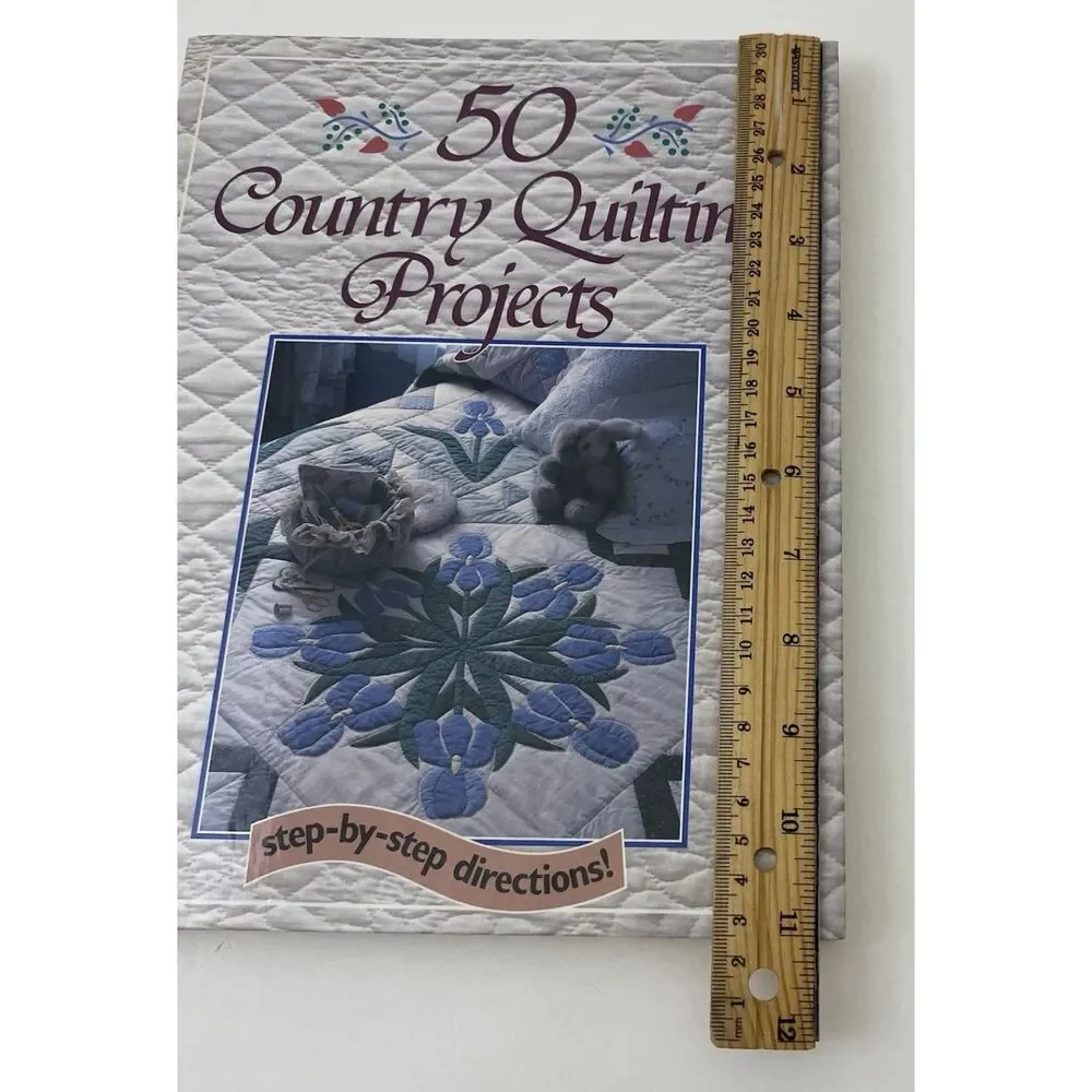 Fifty Country Quilting Projects by Margit Echols (1990, Hardcover)